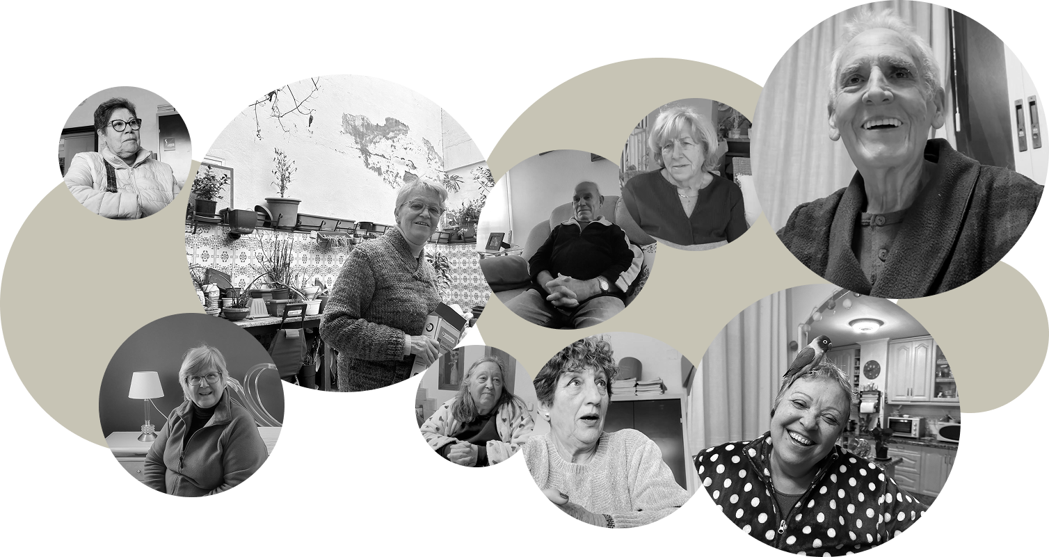 Collage of the older adults we interviewed