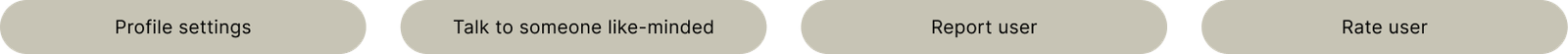 User flow split into four smaller flows